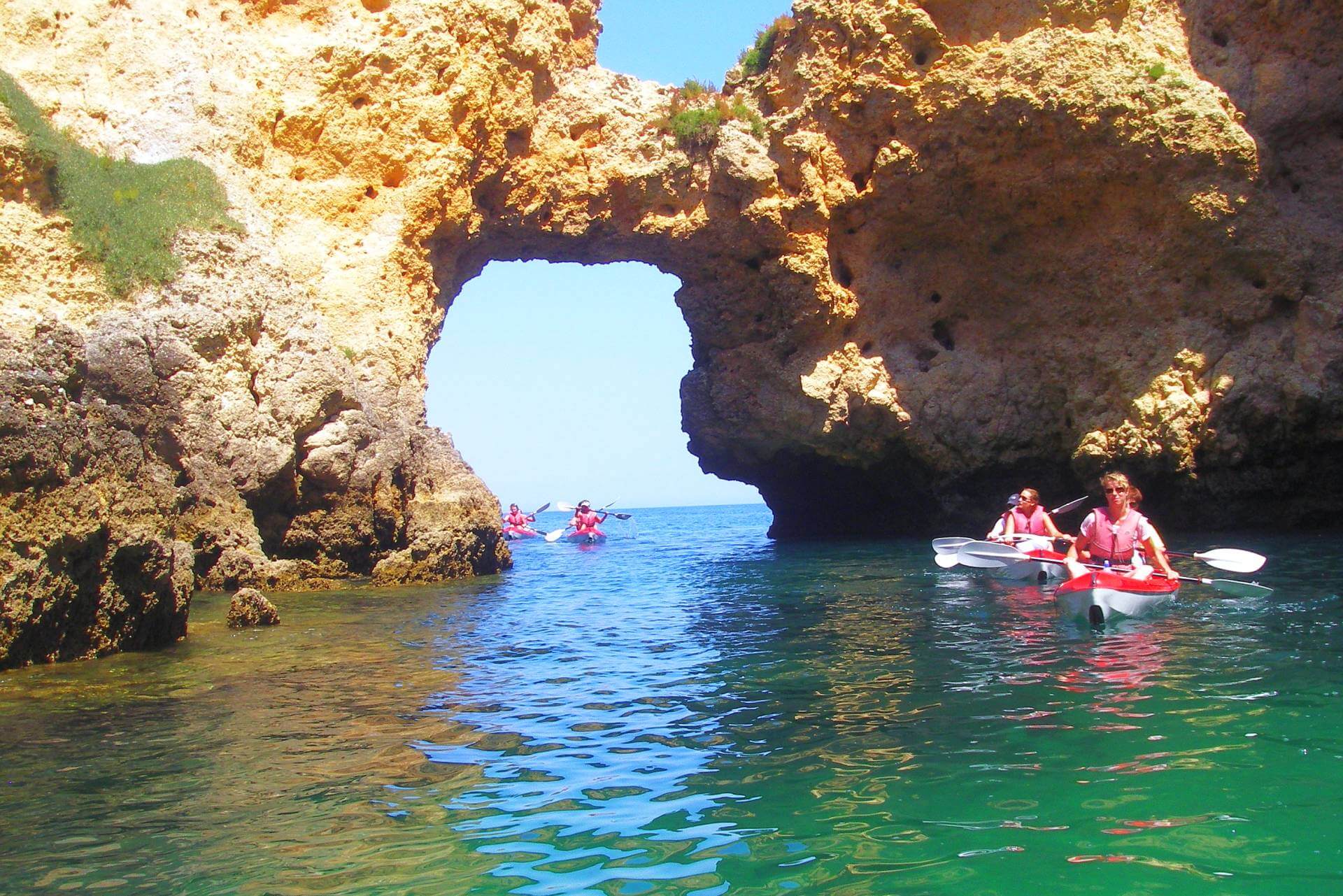 Lagos Kayak Cave Snorkel Trip