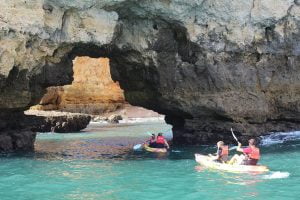 Lagos Winter Kayaking through tunnels and arches